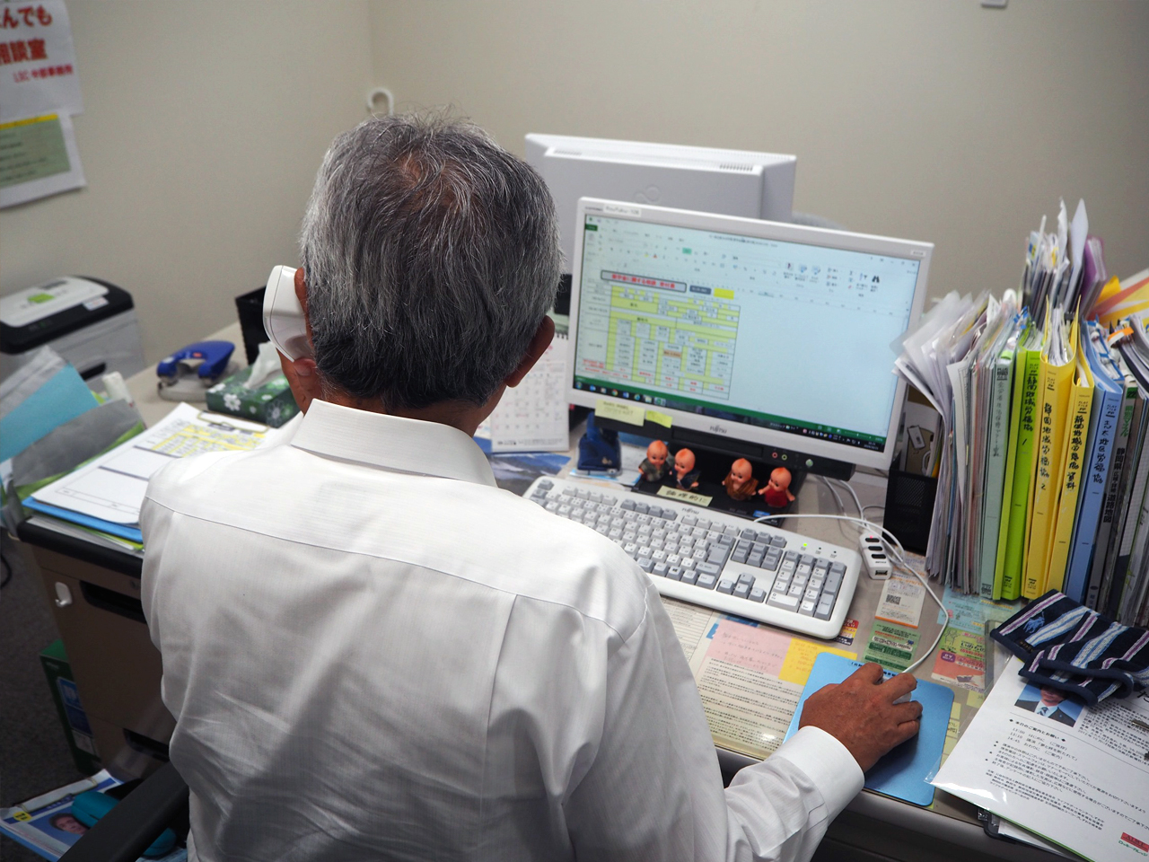 ライフサポートセンター電話相談の様子