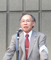 宇都宮健児氏(日弁連上限金利引下げ実現本部本部長代行)